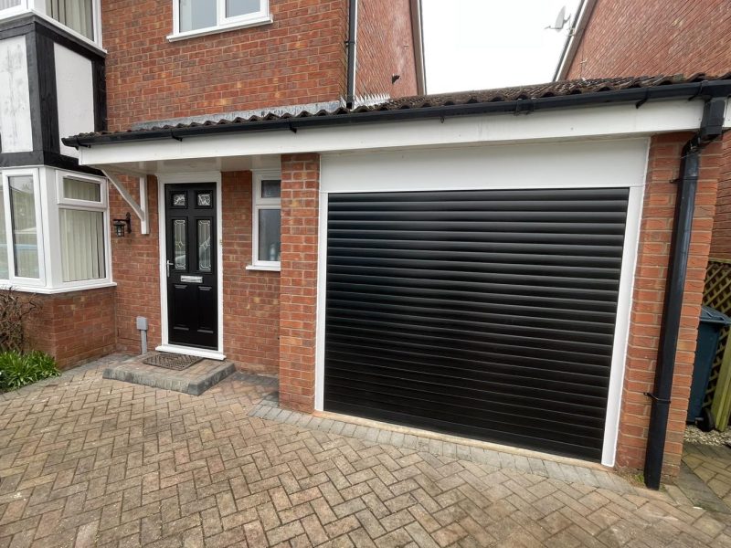 composite door with glass