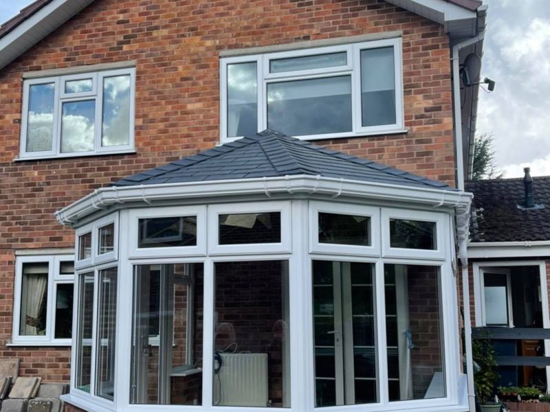 tiled edwardian conservatory