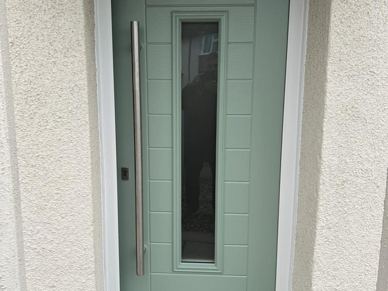 green composite doors