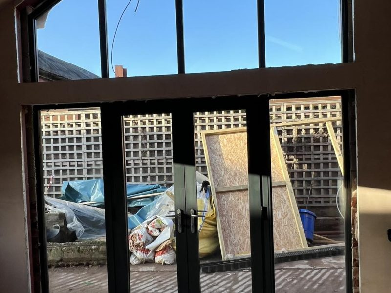 bifolding doors black